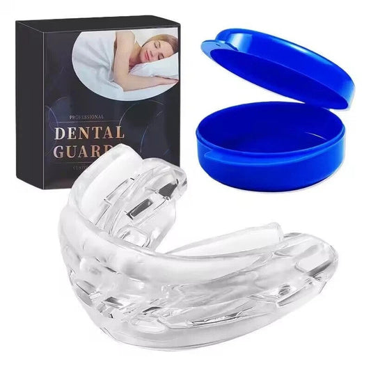 Prime Goods Stop Snoring Mouthpiece Sleep Apnea Guard Bruxism Anti Snore Pure Grind Aid Tray - White