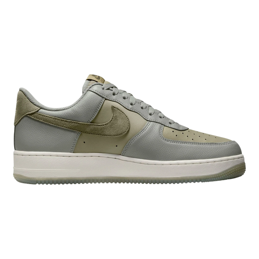 Nike Air Force 1 '07 LV8 Men's Sneakers — Dark Stucco & Olive Leather Low-Top