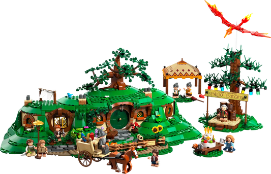 LEGO Icons The Lord of The Rings: The Shire Building Set - Room Decor for Men and Women, Ages 18+ - Adult DIY Collectible for Bedroom or Office - with Gandalf Minifigure - 10354