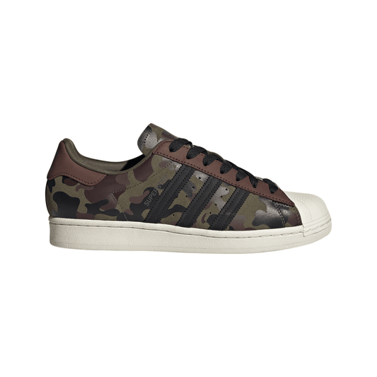 adidas Superstar Strata Men's Sneakers — Olive/Camo Suede