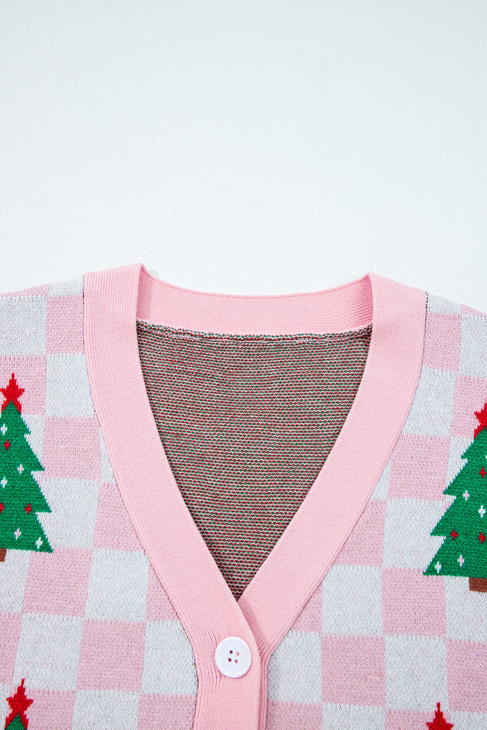 Threaded Pear Ella Tree Pattern Cardigan Sweater