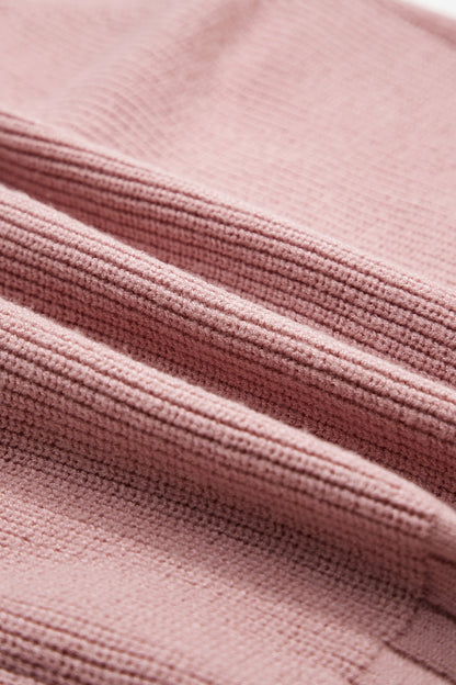 Threaded Pear Khloe Mixed Texture Knit Sweater