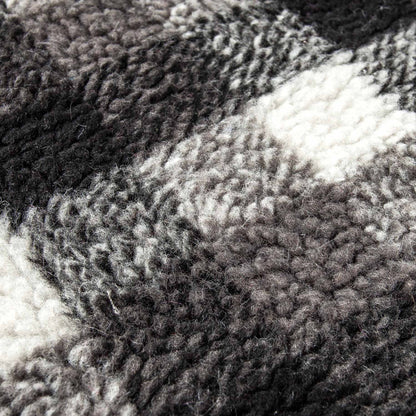 Black, Grey And White Plaid-