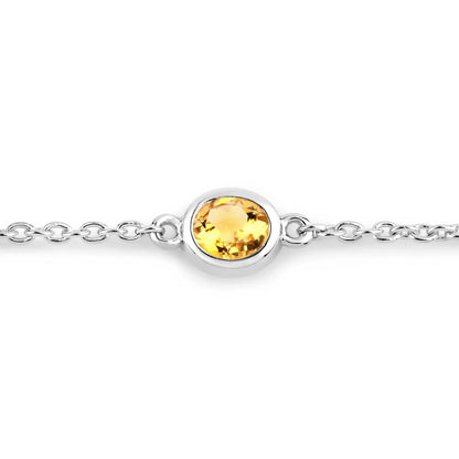 Genuine Multi Stones By The Yard Bracelet