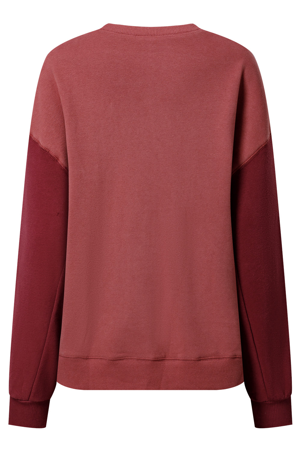 Threaded Pear Ella Patchwork Drop Shoulder Pullover