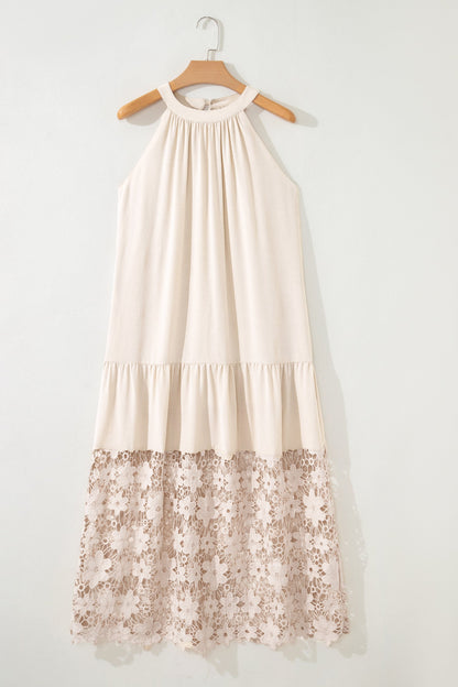 Threaded Pear Ensley Loose Halter Summer Dress