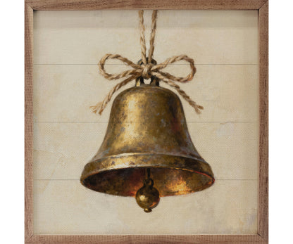 Kendrick Home Hanging Gold Bell With Twine