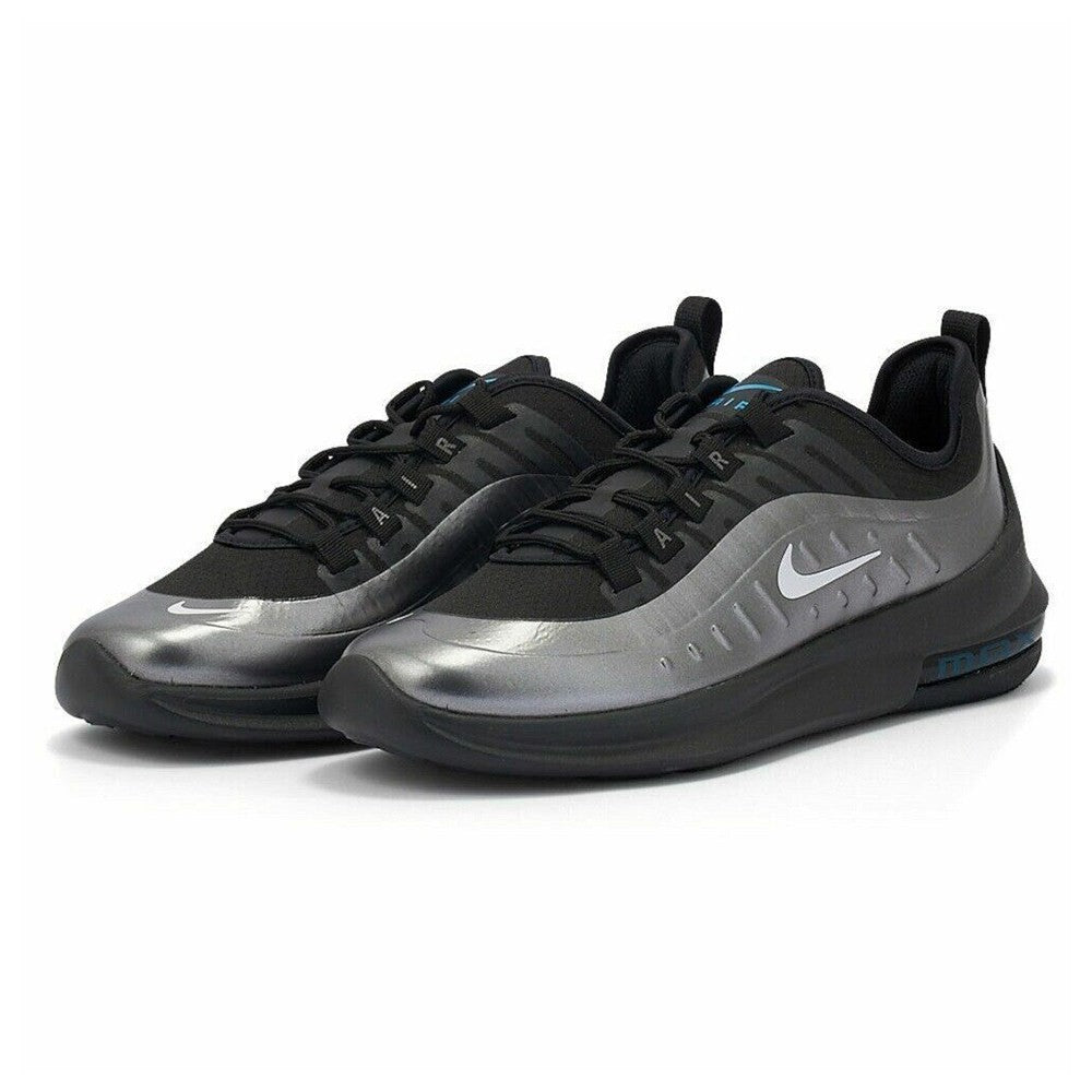 Nike Air Max Axis Premium Men's Sneakers — Black/Metallic Grey Mesh Low-Top
