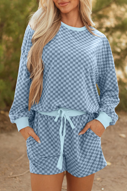 Threaded Pear Reese and Shorts Set Long Sleeve Top