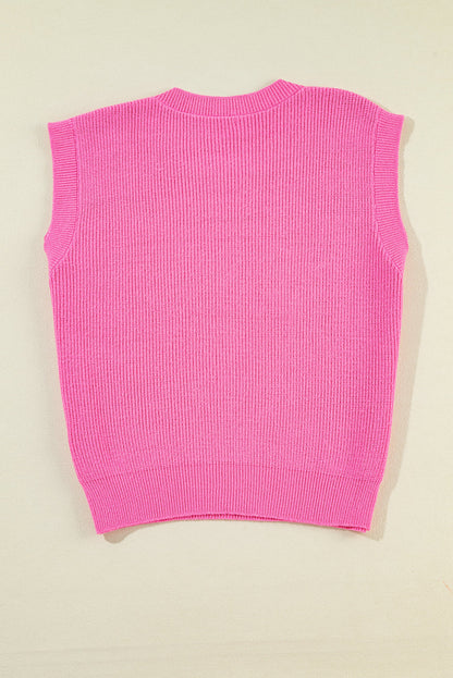 Threaded Pear Grace american Flag Knitted Vest