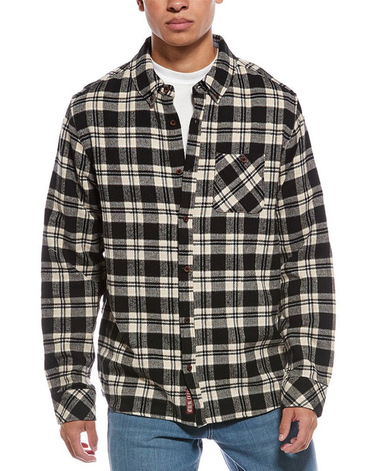 BLACK/ HERRINGBONE-