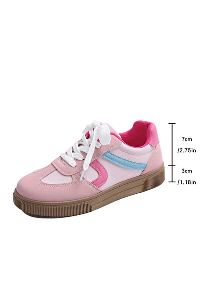 Threaded Pear Mila Lace Up Flat Shoes