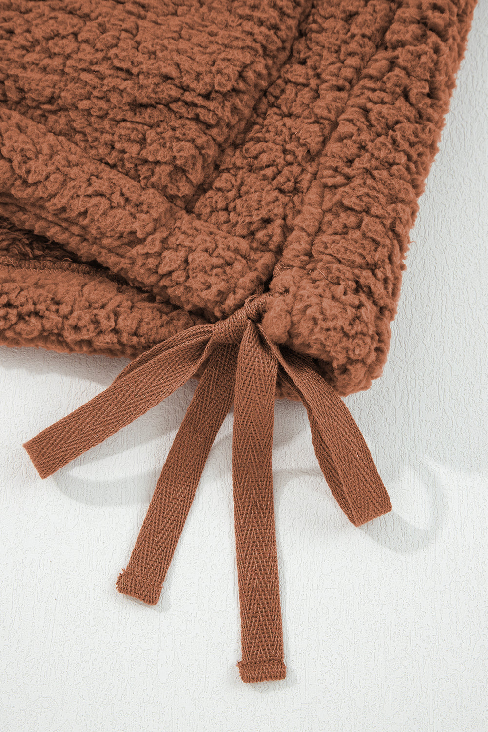 Threaded Pear Evelyn Knot Side Plush Vest