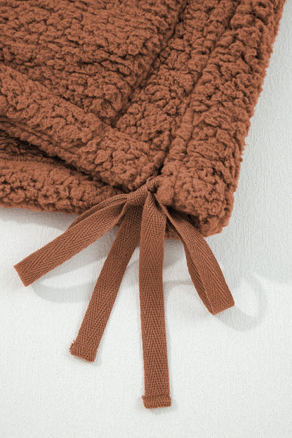 Threaded Pear Evelyn Knot Side Plush Vest