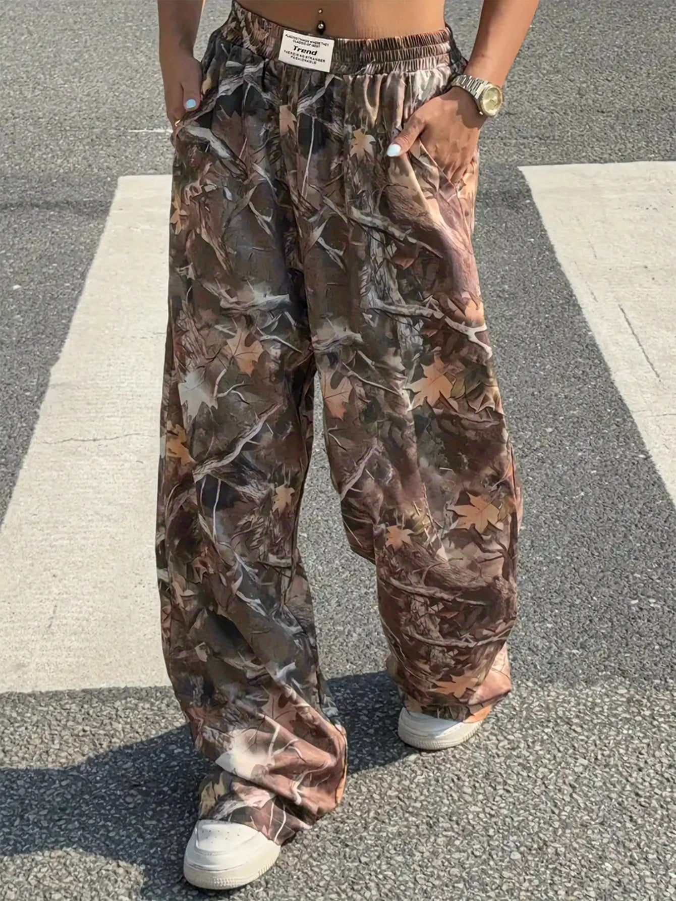 🧢 Women's Y2K Camouflage Cargo Pants