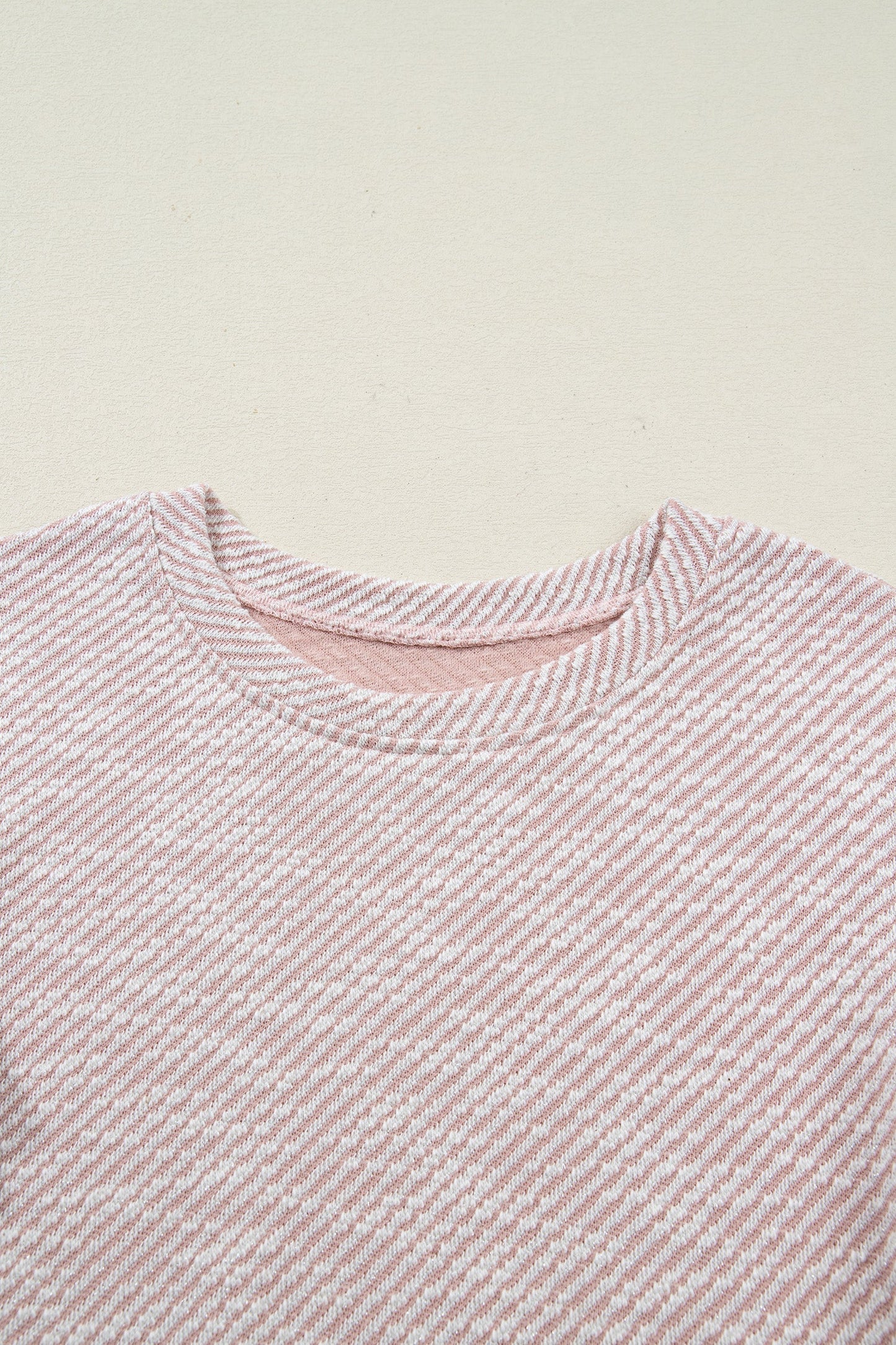 Threaded Pear Amanda Ruffled Short Sleeve Blouse