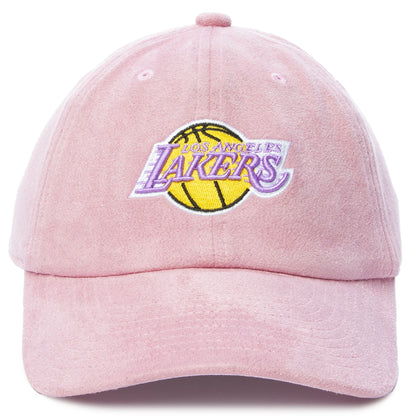 Mitchell & Ness Men's NBA Suede Dad Strapback Hwc Lakers Ball Caps