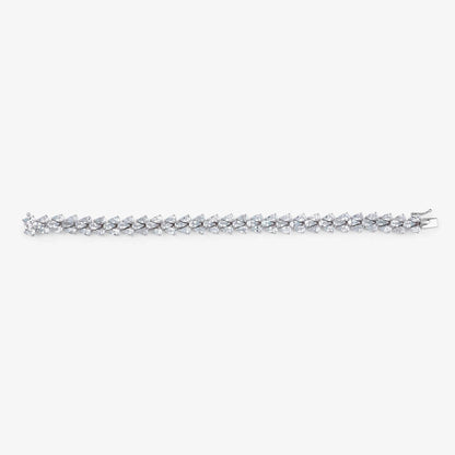 Genuine Aquamarine Tennis Bracelet