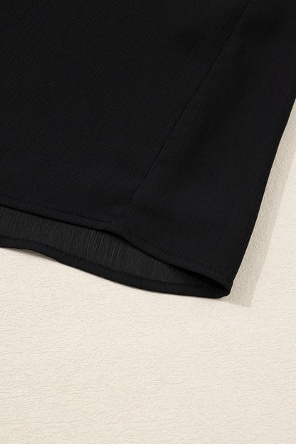 Threaded Pear Jaycee Sleeve Chiffon Elegant PLUS Shirt