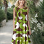 Green White and Brown