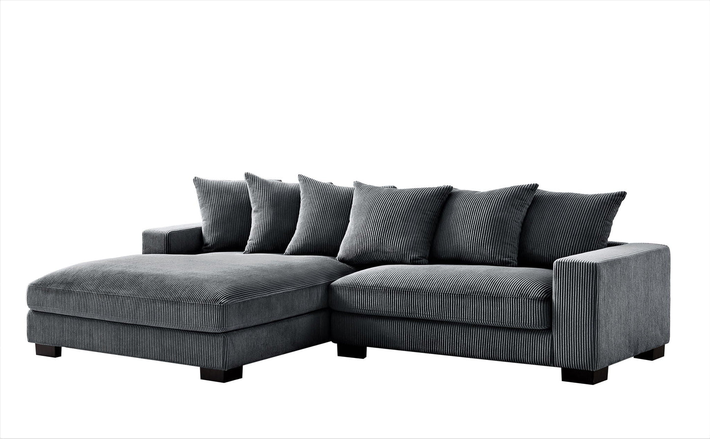 Luxe - Oversized 2 Piece Sectional Couches for Living Room, L Shaped Sofa With Chaise