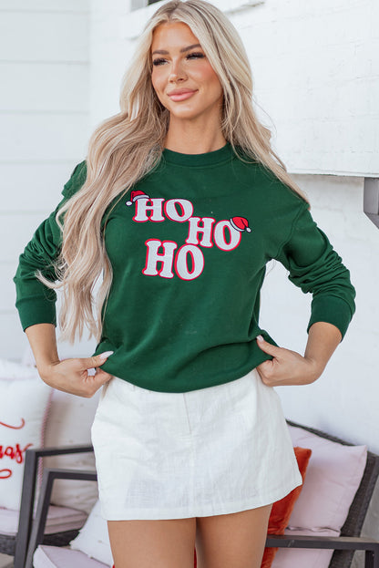 Threaded Pear Piagwen Graphic Christmas Fashion Sweatshirt