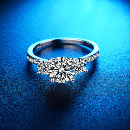 Crystal & Cubic Zirconia Round-Cut Ring-2