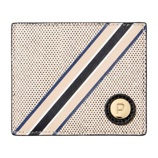 Paravel Cabana Card Case Domino Black Slim Wallet Recycled Canvas Card Holder