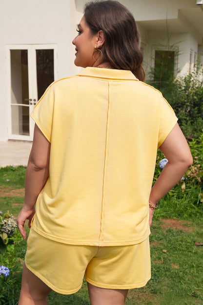 Threaded Pear Legacy Solid Color Polo PLUS Tee