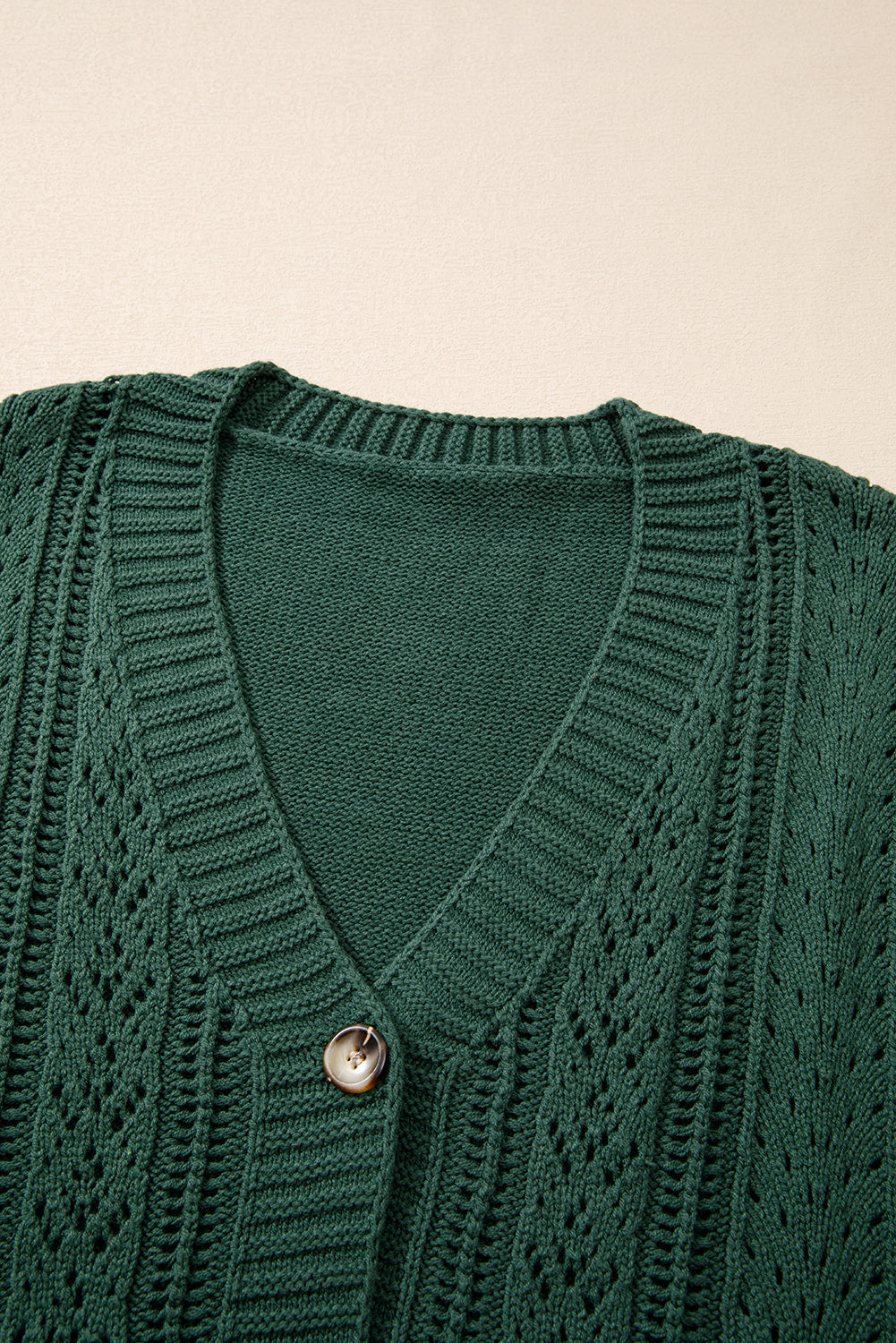 Threaded Pear Laney Knit Drop Shoulder Sweater