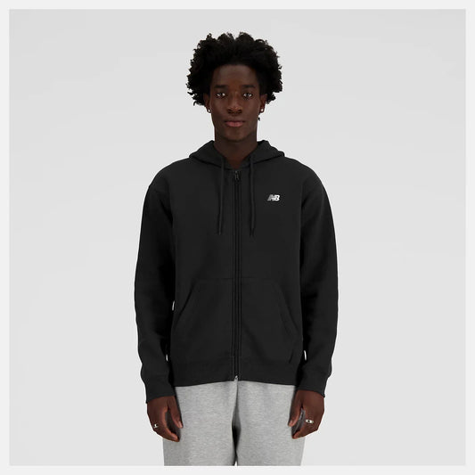 New Balance Sport Essentials Men's Full-Zip Hoodie — Black