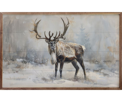Kendrick Home Wild Reindeer I By Petals Prints Design