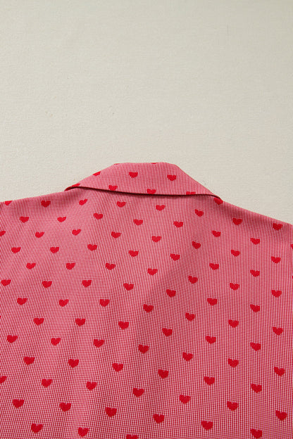 Threaded Pear Charlie Sleeve Loose Valentine Shirt