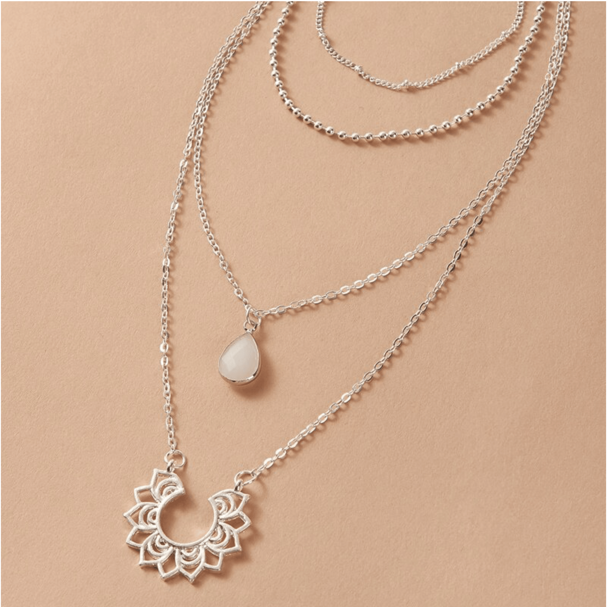White / Silver-