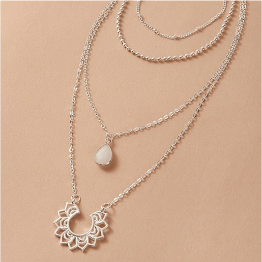 White / Silver-