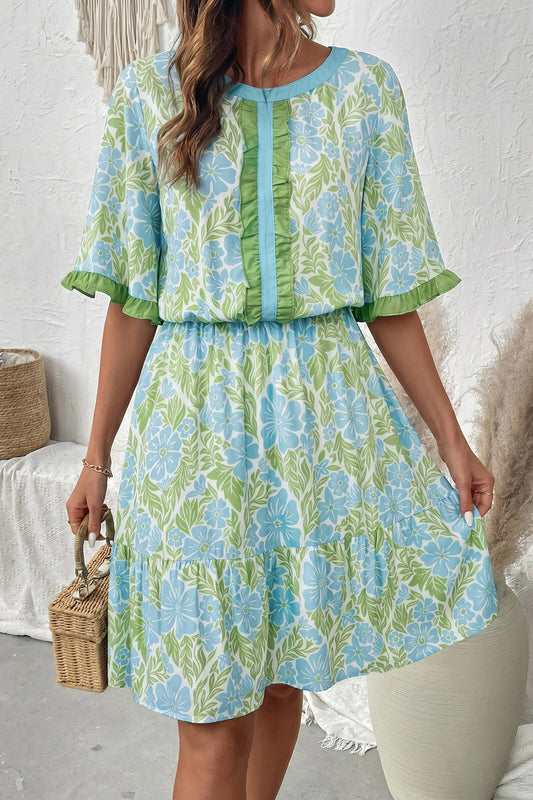 Threaded Pear Ophelia Short Sleeve Mini Dress