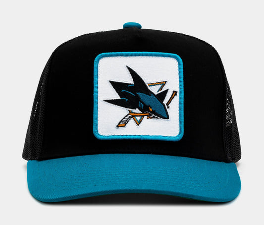 Mitchell & Ness Men's NHL Truck It Trucker Sharks Hats