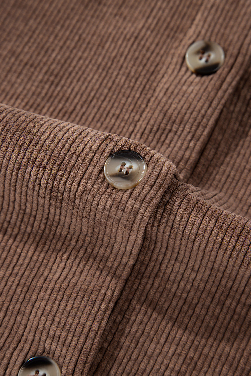 Threaded Pear Eleanor Corduroy Flap Up Shacket