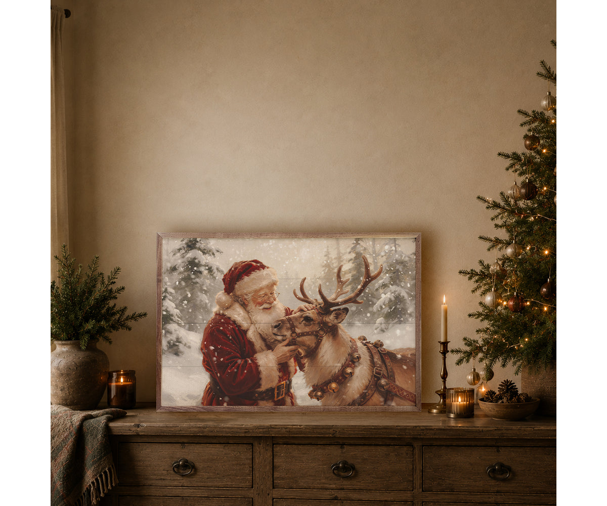 Kendrick Home Santa And His Reindeer