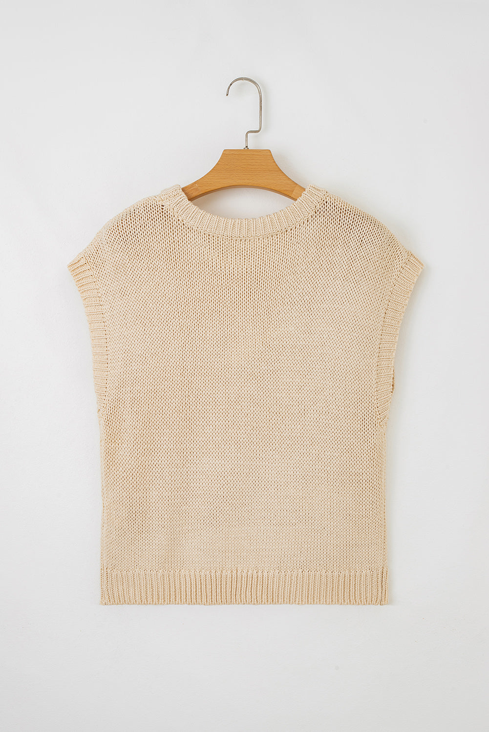 Threaded Pear Giselle applique Cap Sleeve Sweater