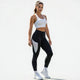 Black with White Mesh