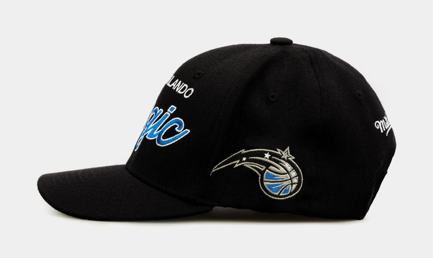 Mitchell & Ness Men's NBA Team Script 2.0 Stretch Snapback Magic Snapback Caps