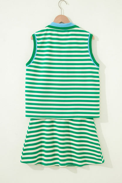 Threaded Pear Ruth Sleeveless 2pcs Skort Set