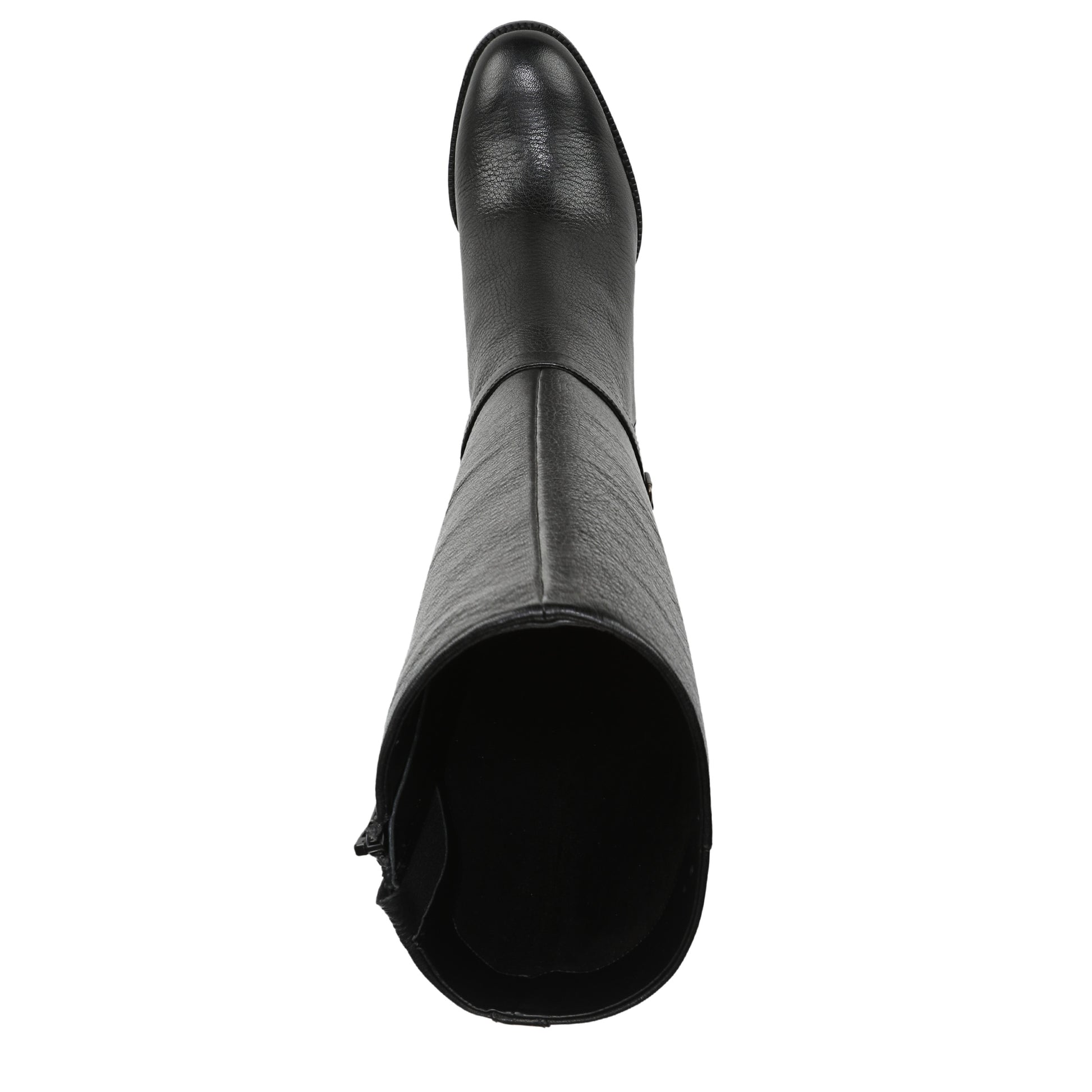 Black Wide Calf-