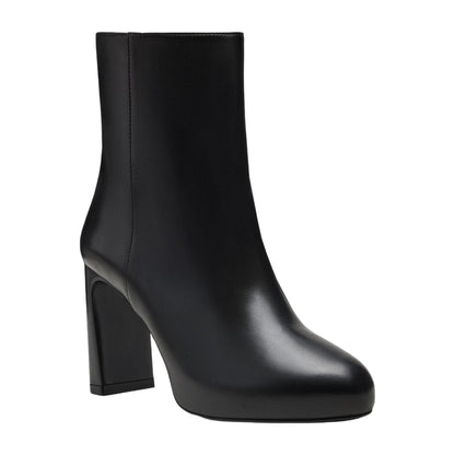 Stuart Weitzman Babette Platform Zip Leather Bootie