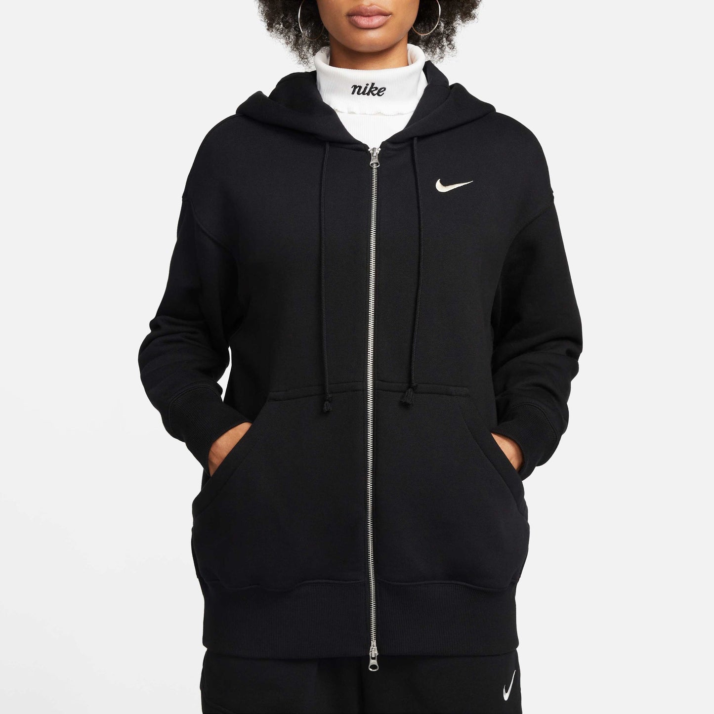 Nike Women's Oversized Phoenix Fleece Full-Zip Hoodie Hoodies