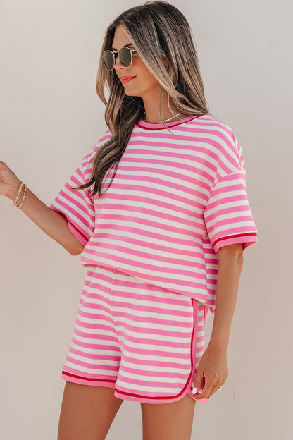 Threaded Pear Matilda Trim Short Sleeve Set