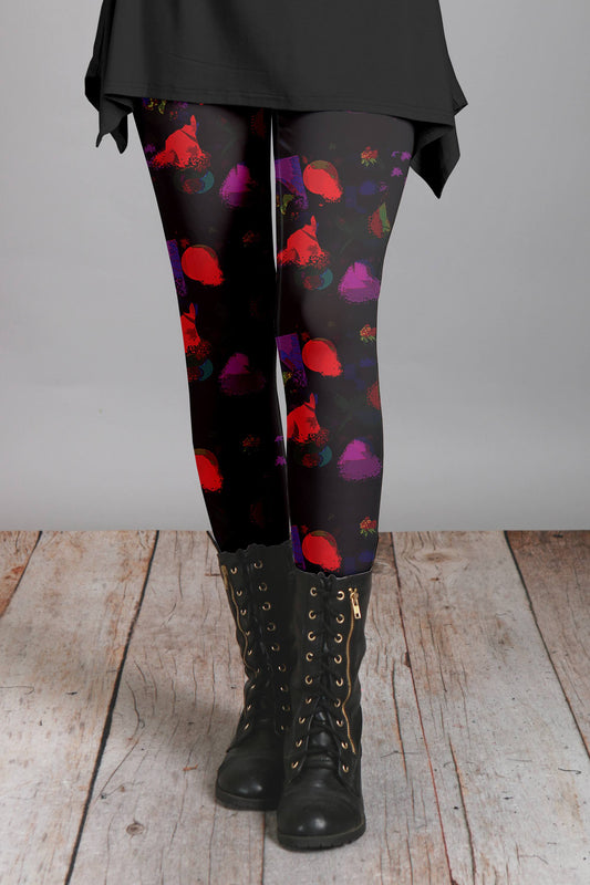 Black and Multicolor Abstract-