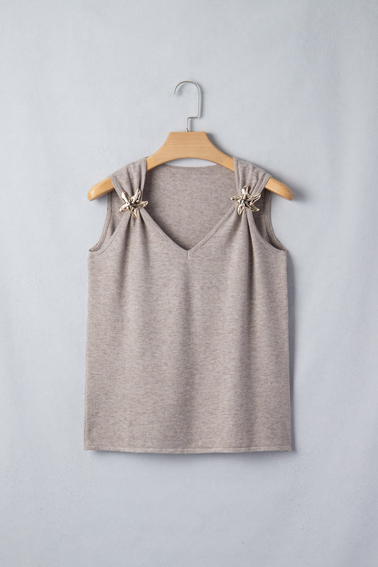 Threaded Pear Clementine Metal Star Detail Sweater
