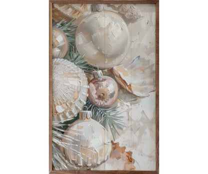 Kendrick Home Christmas Shells II By Petals Prints Design